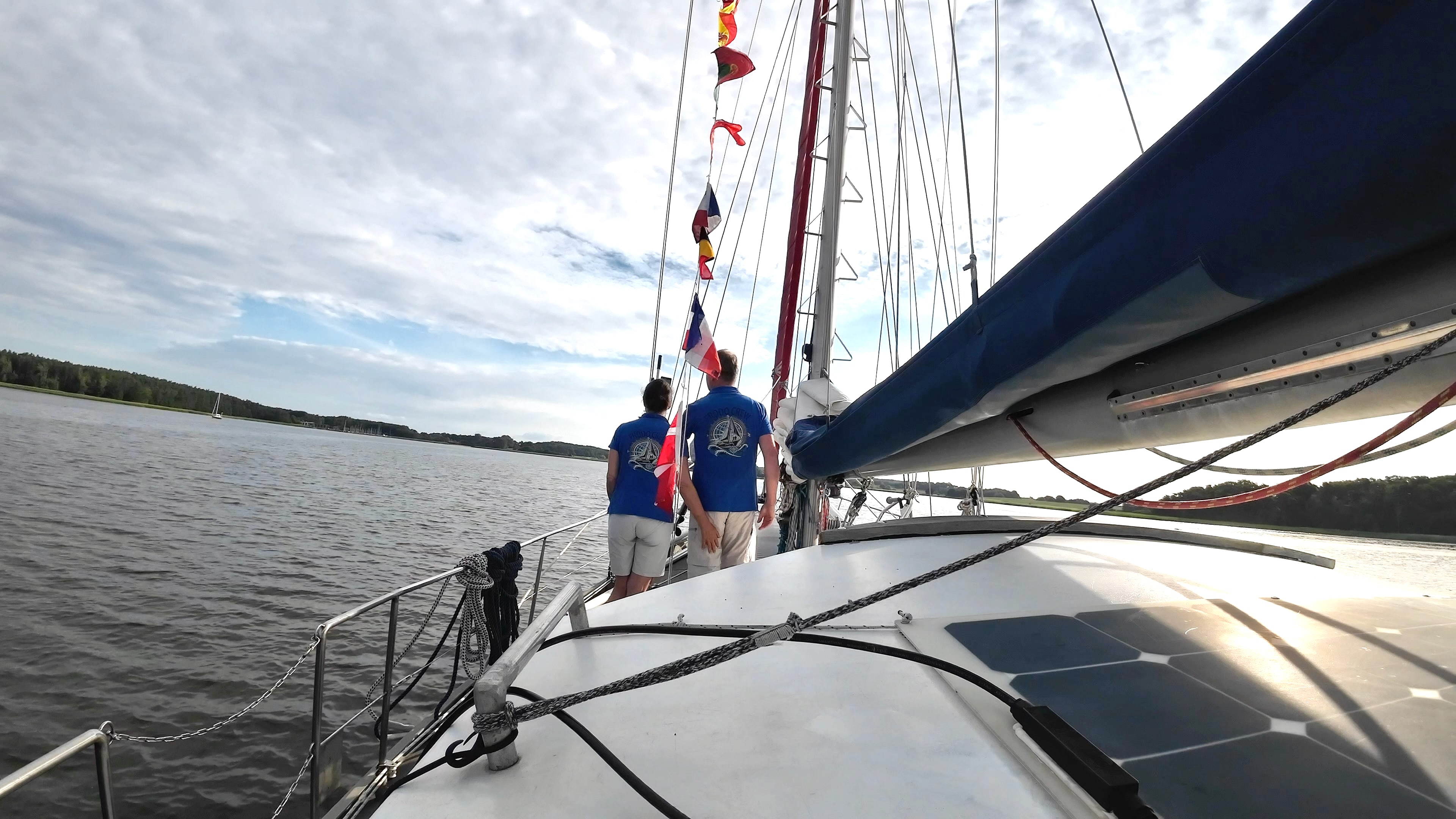 Die FRODO Crew am letzten Tag der Segelreise